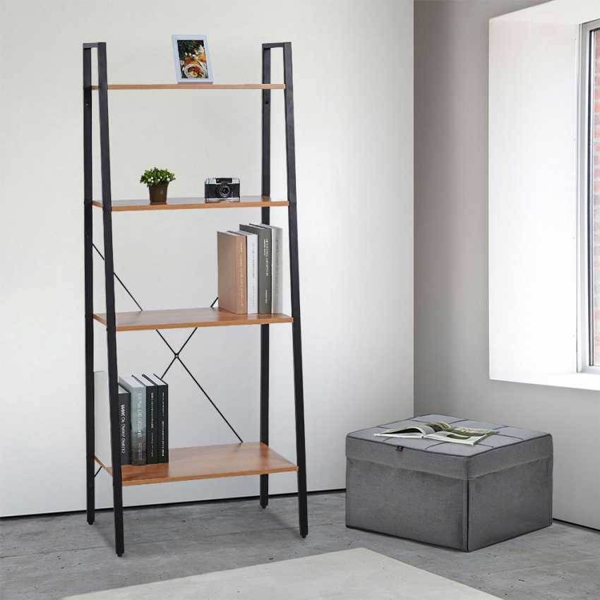 Moderne minimalistische boekenkast Tolosa Aanbieding Moderne minimalistische boekenkast Tolosa Aanbieding