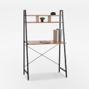 Bureau design industriel minimaliste avec étagères 84x142 Cactus Vente