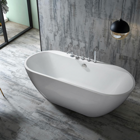 Vrijstaande ovale design badkuip Kalimnos Aanbieding