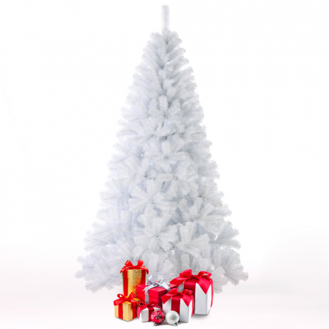 Sapin de Noël blanc 240 cm artificiel écologique 240 cm Zermatt