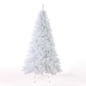 Sneeuwwitte PVC kunstkerstboom 210cm Aspen Aanbod