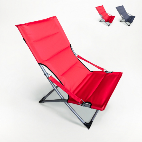 Transat chaise de plage pour jardin pliant mer plage Canapone