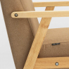 Scandinavische vintage design fauteuil met armleuningen Uteplass 