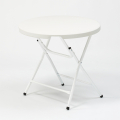 Ronde klaptafel van 80 cm voor tuin en camping Arthur 80 Aanbieding