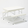 Opvouwbare biertafel set tafel en banken van kunststof 113x68x74 cm Picnic Aanbieding