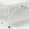 Opvouwbare biertafel set tafel en banken van kunststof 113x68x74 cm Picnic Korting