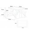 Opvouwbare biertafel set tafel en banken van kunststof 113x68x74 cm Picnic Catalogus