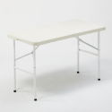 Opvouwbare rechthoekige tuin- en campingtafel 122x60 cm Pelvoux Aanbieding