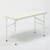 Opvouwbare rechthoekige tuin- en campingtafel 122x60 cm Pelvoux Aanbieding