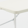 Opvouwbare rechthoekige tuin- en campingtafel 122x60 cm Pelvoux Korting
