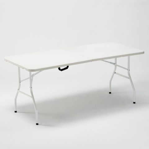 Table pliante rectangulaire 180x74cm pour jardin et camping Zugspitze Promotion