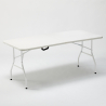 Opvouwbare rechthoekige tuin- en campingtafel 180x74 cm Zugspitze Aanbieding