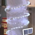 Guirlande lumineuse lumière extérieure de noël à LED à énergie solaire
