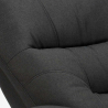 Fauteuil relax électrique inclinable en tissu avec roues et releveur Marie 