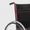Rolstoel Opklapbare orthopedische rolstoel Oxford stof gehandicapten en ouderen Lily Afmetingen