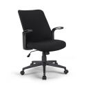 Klassieke comfortabele bureaustoel van stof Assen Aanbieding