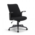 Klassieke comfortabele bureaustoel van stof Assen Aanbieding
