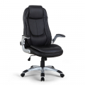 Ergonomische presidentiële bureaustoel bekleed met kunstleer Brno Aanbieding