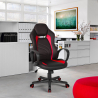 Chaise de bureau ergonomique en simili cuir style course sportive Buriram Fire Vente