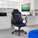 Chaise de bureau ergonomique simili cuir design moderne Buriram Sky Vente