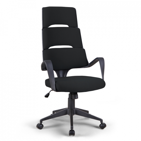 Chaise de bureau ergonomique en tissu design classique Motegi Promotion