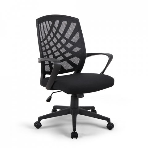 Chaise de bureau ergonomique en tissu respirant design moderne Sachsenring
