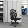 Comfortabele bureaustoel van ademende stof met modern design Sachsenring Verkoop