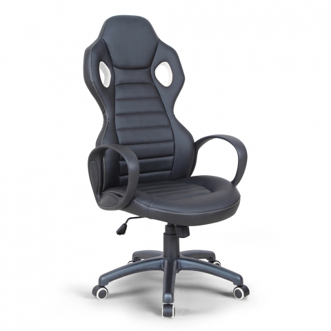Comfortabele Bureaustoel met Sportief Ontwerp van Eco-Leer GP Aanbieding