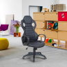Comfortabele kunstleren bureaustoel met sportief ontwerp GP Verkoop