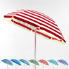 Parasol de plage 200 cm portable coton Taormina Caractéristiques