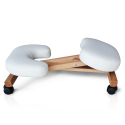 Ergonomische kniestoel van hout en kunstleer bureaustoel Balancewood  Kortingen