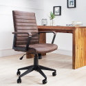 Chaise de bureau fauteuil siège ergonomique simili cuir LineAR Vente