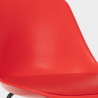 Tabouret de bar cuisine en métal avec coussin design moderne Willis Achat