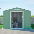 Tuinhuis schuur van gegalvaniseerd plaatstaal 277x191x202 cm Ortisei NATURE Aanbieding