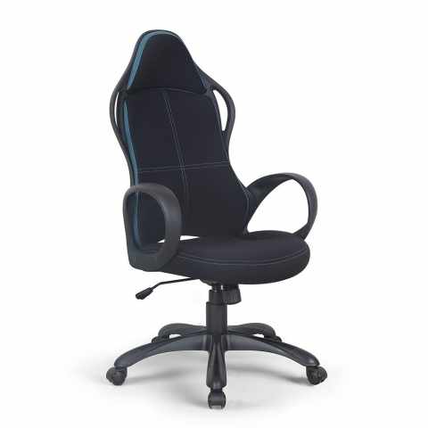 Chaise de bureau sport fauteuil Gamer ergonomique microfibres Los Angeles