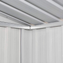 Tuinhuis schuur van gegalvaniseerd plaatstaal 257x142x184 cm Tyrol Karakteristieken