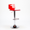Tabouret haut bar et cuisine en acier chromé design industriel San José Design 