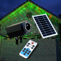 Projecteur Led Laser façade Christmas avec panneau solaire et télécommande Vente
