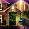 Projecteur Led Laser façade Christmas avec panneau solaire et télécommande