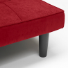Stoffen design 2-zits slaapbank Giada 