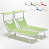 2 stuks professionele aluminium ligbedden Santorini 