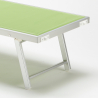 2 stuks professionele aluminium ligbedden Santorini 