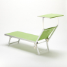 2 stuks professionele aluminium ligbedden Santorini 