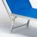 20 transats de plage et jardin bains de soleil en aluminium Santorini 