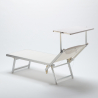 Bain de soleil de jardin transat professionnel en aluminium piscine Italia Choix