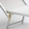 Professionele strandligstoel Italia uit aluminium Model