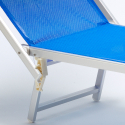 Bain de soleil professionnels transat aluminium lits de plage Italia 2 pièces