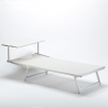 Set van 4 aluminium strandligbedden Grande Italia XL 