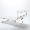 Set van 4 aluminium strandligbedden Grande Italia XL 