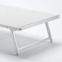 Set van 4 aluminium strandligbedden Grande Italia XL 